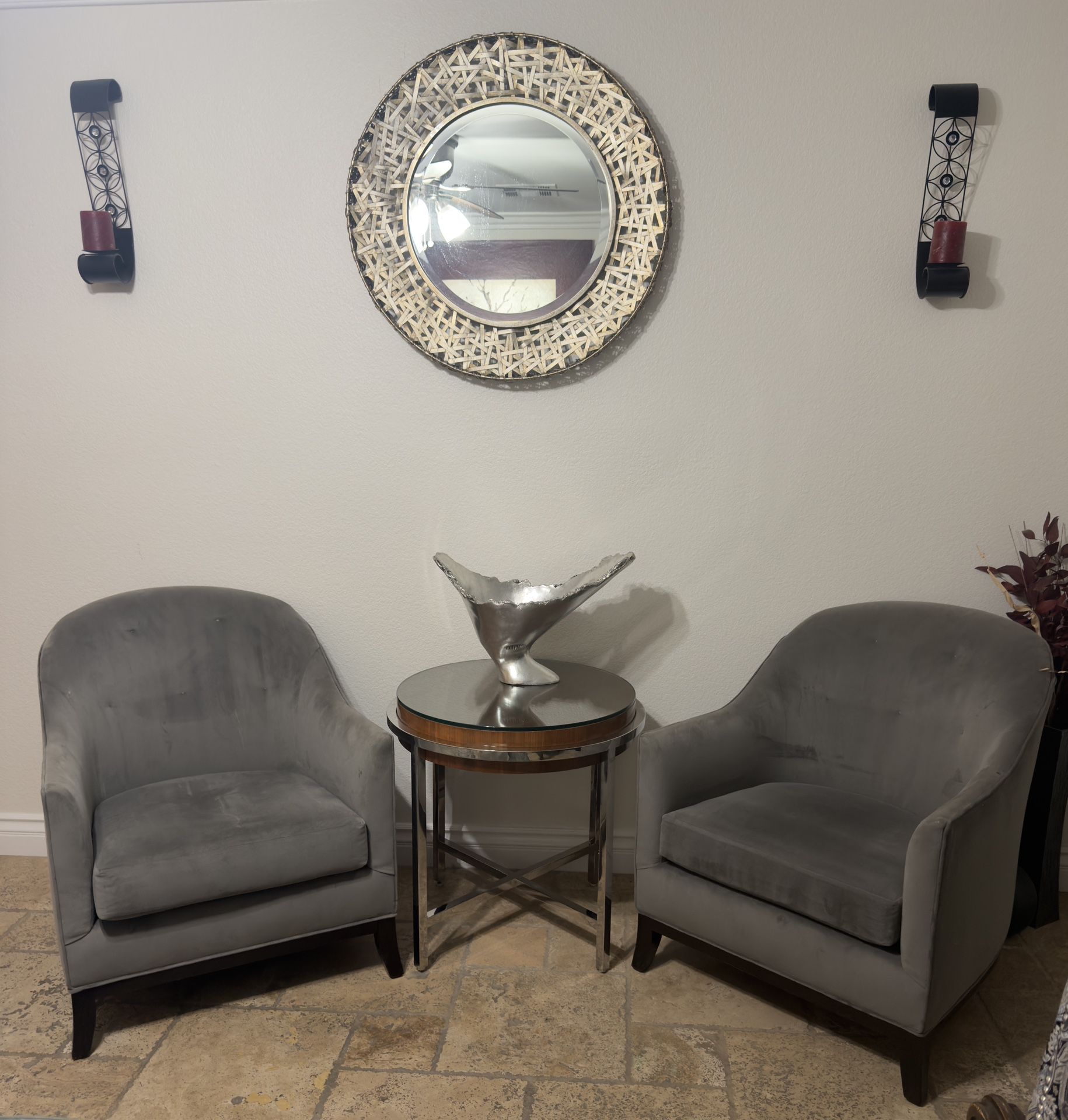 Accent Chairs With Side Table