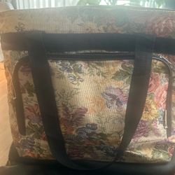Floral brand new tote bag nice