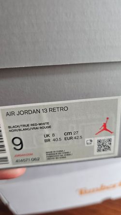 Jordan size 9 men