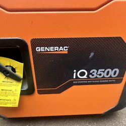 Generac 7127 iQ3500 3,500-Watt Gas-Powered Portable Inverter Generator