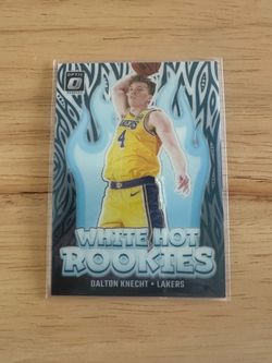 2024-25 Panini Donruss Optic White Hot Rookies Dalton Knecht #9 Los Angeles Lakers