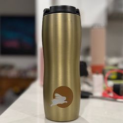 Starbucks Gold Rabbit Bunny Mid Autumn Moon Festival Tumbler (2008, Brand New)