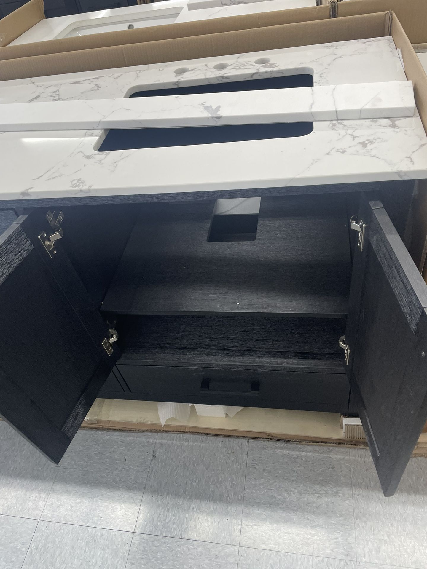 Bathroom Vanity Cabinet 72” Solid Mango Quartz Top With Sink And Backsplash