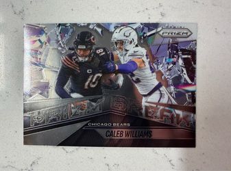 2025 Panini Prizm #3 Prizm Break Caleb Williams - Chicago Bears