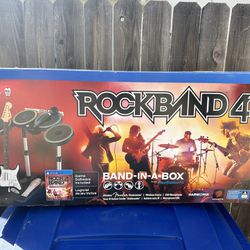 ROCKBAND 4  Band In A Box Bundle For Ps4