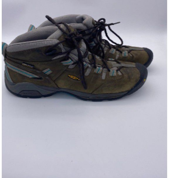 Keen Detroit XT Dry Waterproof Brown Steel Toe Work Boots Womens Size 8 M EUC.

KEEN