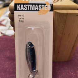 FISHING KASTMASTER 1/4 oz CHROME NEON BLUE 