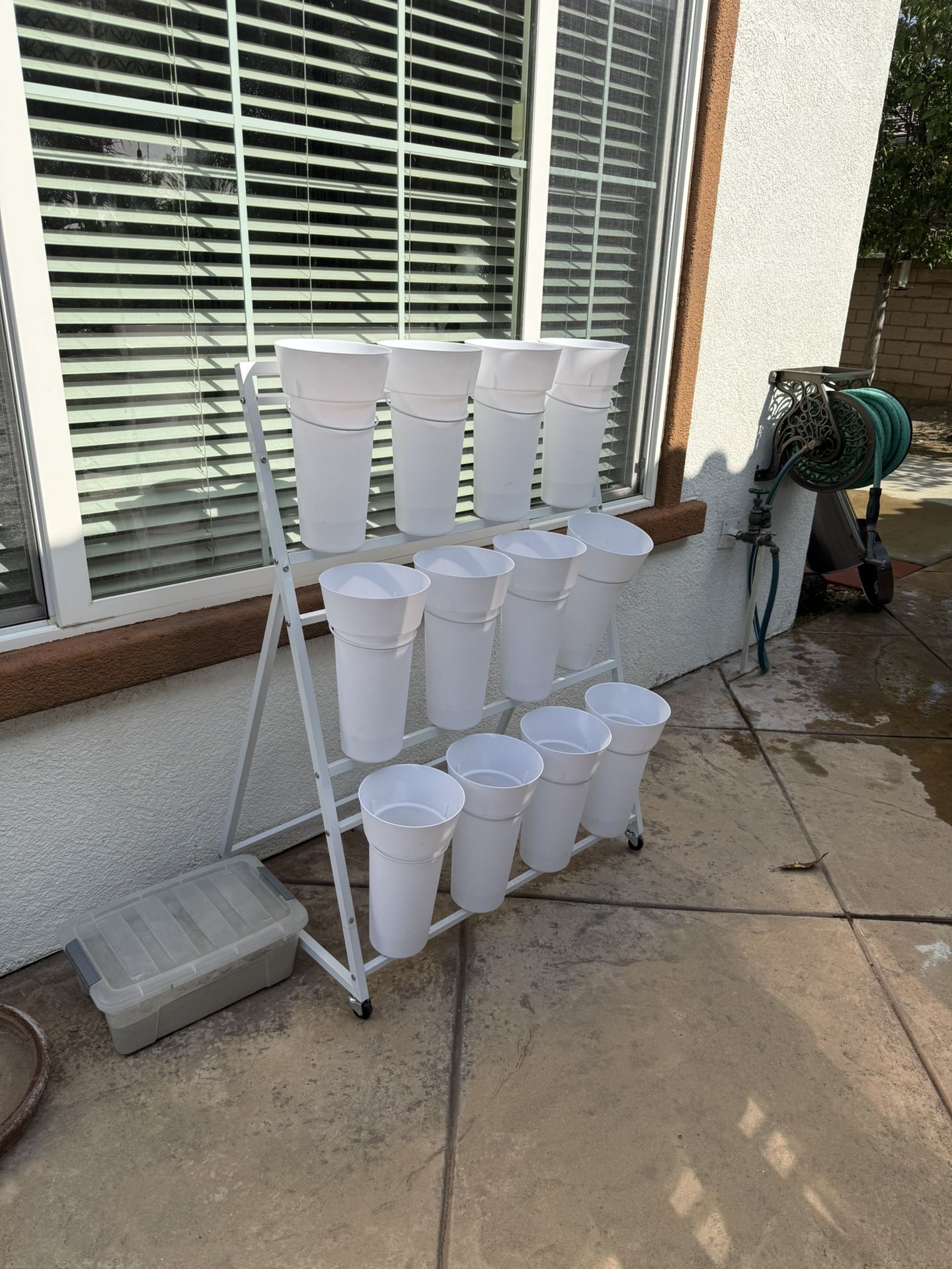 Flower Stand With Buckets