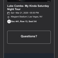 Luke Combs Tickets 