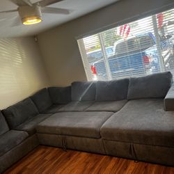 Living Spaces Sectional 