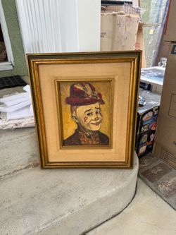 Vintage oil painting on canvas frame by Rita