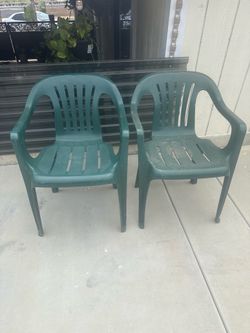 Green Plastic Chairs
