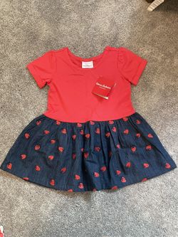 NWT Hanna Andersson Strawberry Dress 