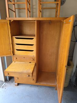 Antique Wardrobe Cabinet