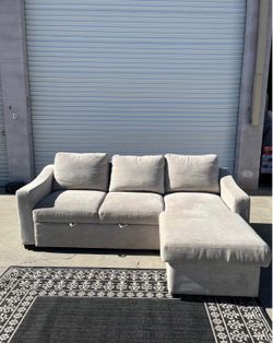 🔥 Coddle Aria Beige Sleeper Sectional w/ Storage & Charging – 🚚 FREE Delivery Available