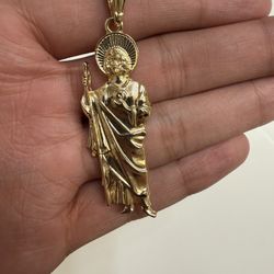 gold plated san judas