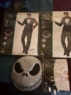 Jack Skellington  suit costumes and accesories
