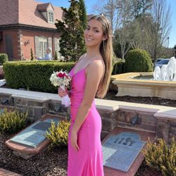 Prom Full Length Girli Girl Dress Pink