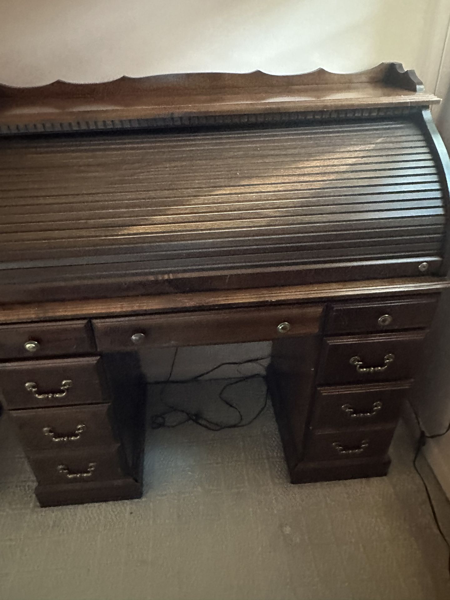 Vintage Rolltop Desk