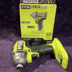 🛠🧰RYOBI ONE+ HP 18V Brushless Cordless 4-Mode 1/4” Impact Driver-NEW!(Tool Only)-$80!🧰🛠