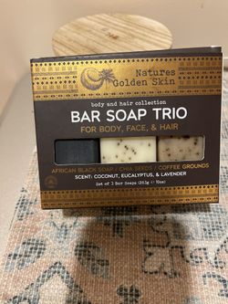 bar soap trio ,new,perfect for a gift