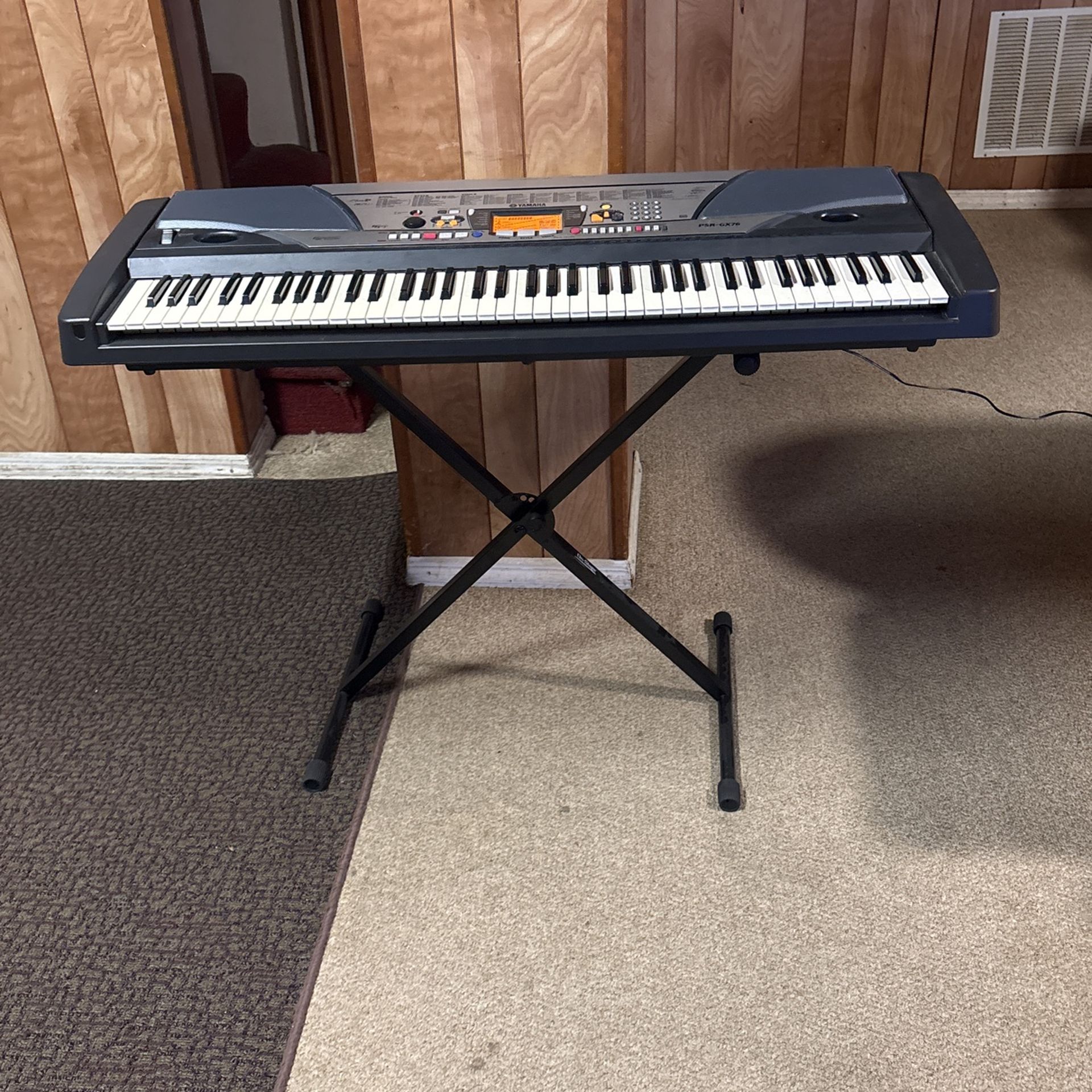 Yamaha PSR-GX76 76-Key Electronic Keyboard W/ Lesson Mode, DJ Mode & Bass Boost.