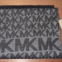 Michael Kors Black Logo Scarf