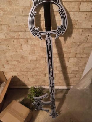 kingdom hearts metal keyblade