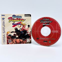 Rare Virtua Fighter Remix NOT FOR RESALE 1995 Sega Saturn Disc & Sleeve