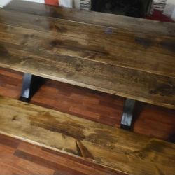 Custom Made Farmhouse Tables And Benches