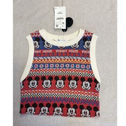 New With Tag Zara Disney Top Size M