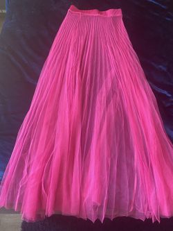 Pink skirt cover up