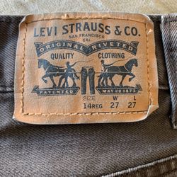 Levi’s 511 Slim 14 Reg W27 L27 Used In Shape.$10.