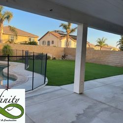Synthetic Turf And Concrete 