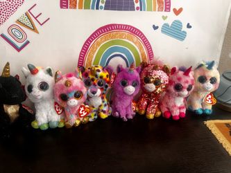 TY BEANIE BOOS - ALL HAVE TAGS - NEW , $5.00 EACH