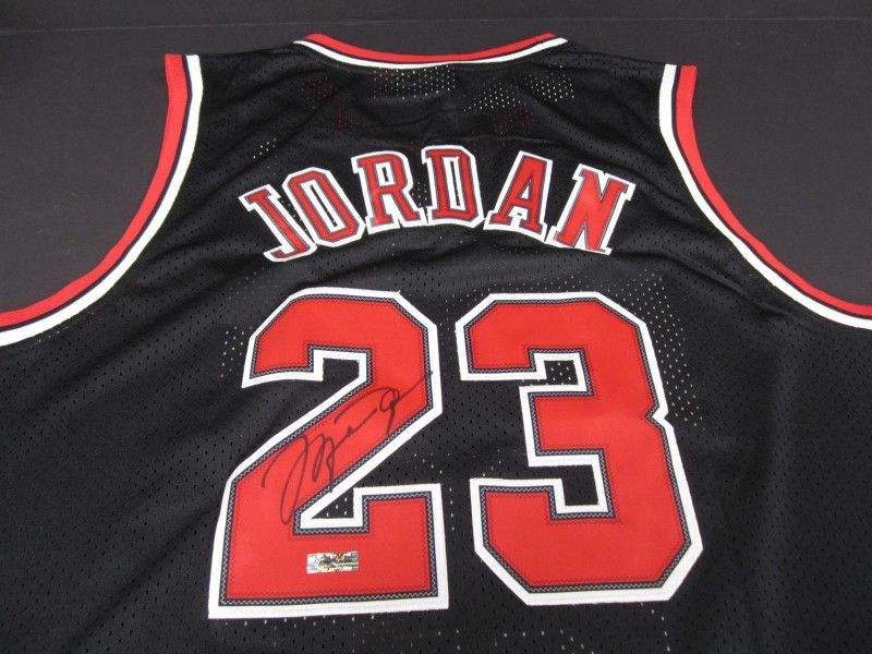Michael Jordan Hand Signed Jersey With Heritage Authentication 