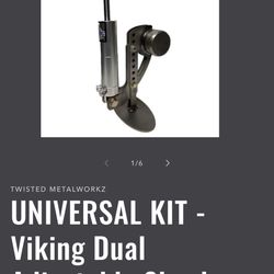 Shock relocation kit with viking dual adjustable shocks
