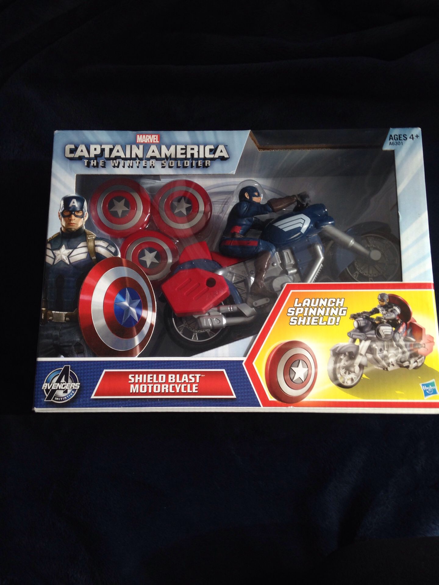 New Marvel Captain America Shield Blast Motorcycle Avengers