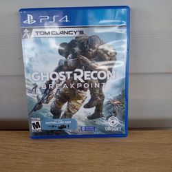 Ghost Recon Breakpoint For Playstation 4