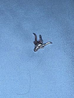 retired  texas longhorn charm