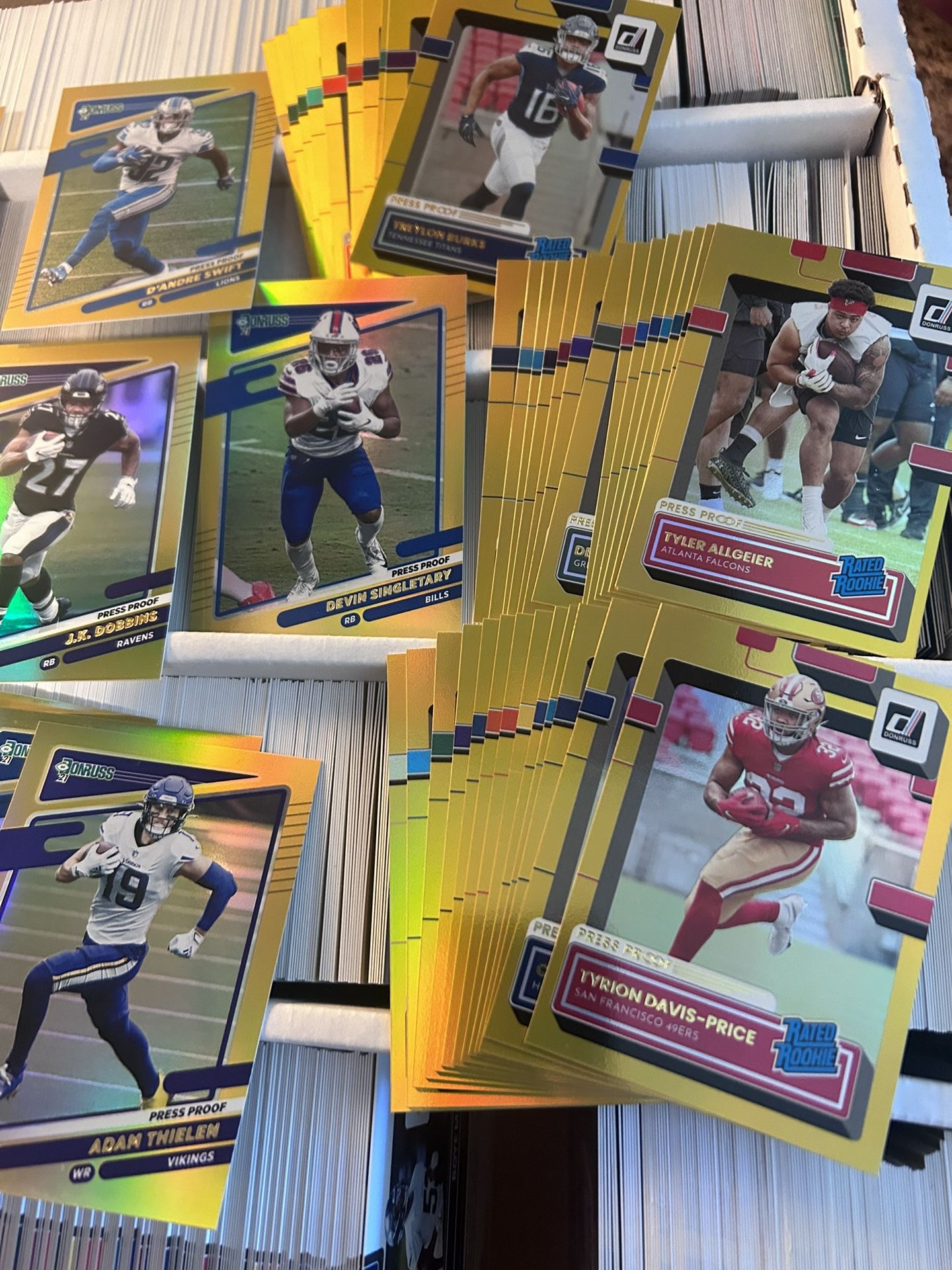 Gold Football Cards