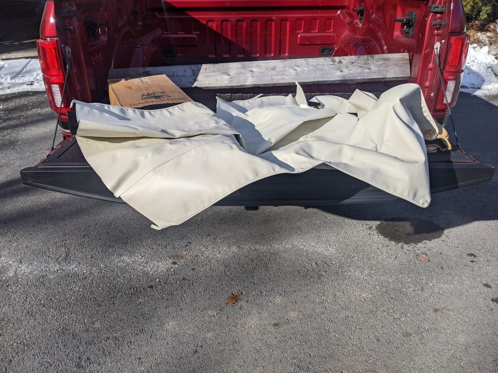 1957 Ford Thunderbird rear curtain "window" top