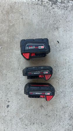 Milwaukee m18 batteries