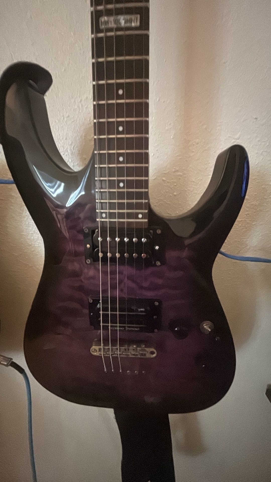 LTD MH-100QMNT with dimebucker pickups