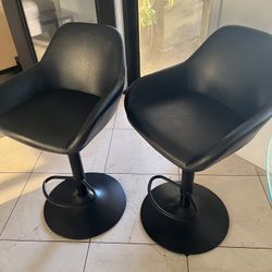 Adjustable Swivel Bar Stool (Set of 2)