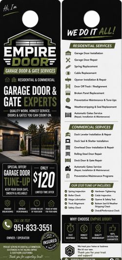 Garage and gate