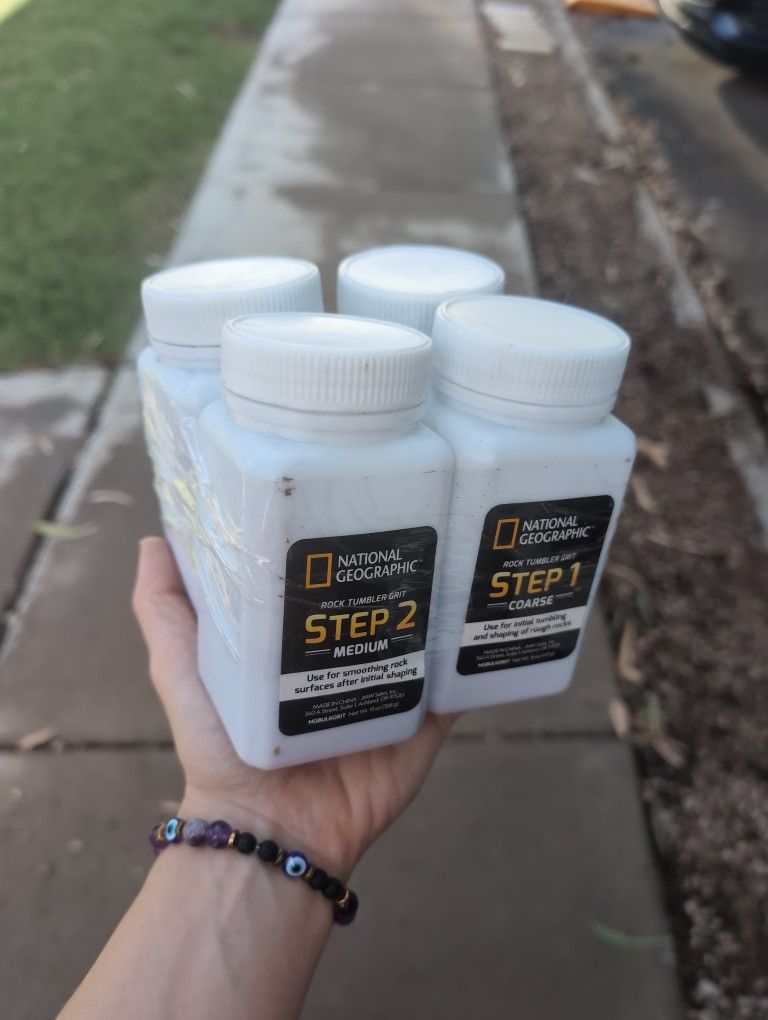 4 Stage Tumbler Grit For Rocks Crystals 