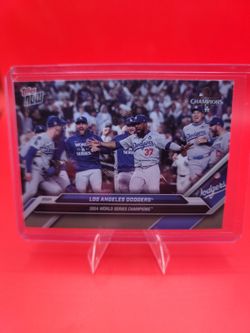2024 Topps Now World Series Champions Los Angeles Dodgers - #WS-1