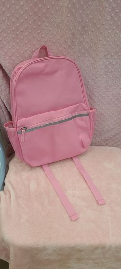 Pink Kids Backpack with Reflective Strip