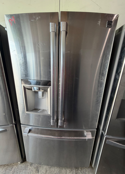 Kenmore Pro French Door Fridge – Stainless, Ice/Water Dispenser